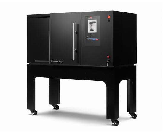Lumafield Neptune industrial CT scanner shown against a plain white background.